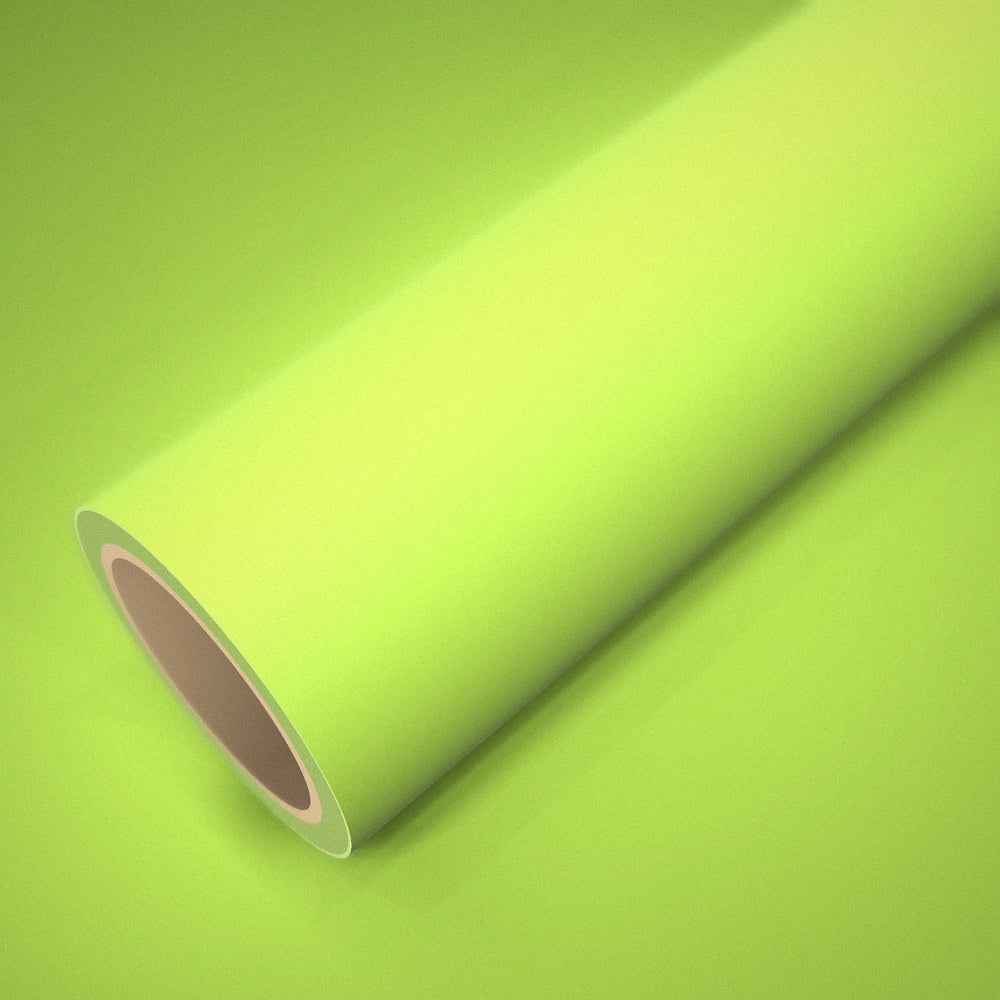 Rolka folii ICR® żółta fluo matowa na arkuszu tej samej folii