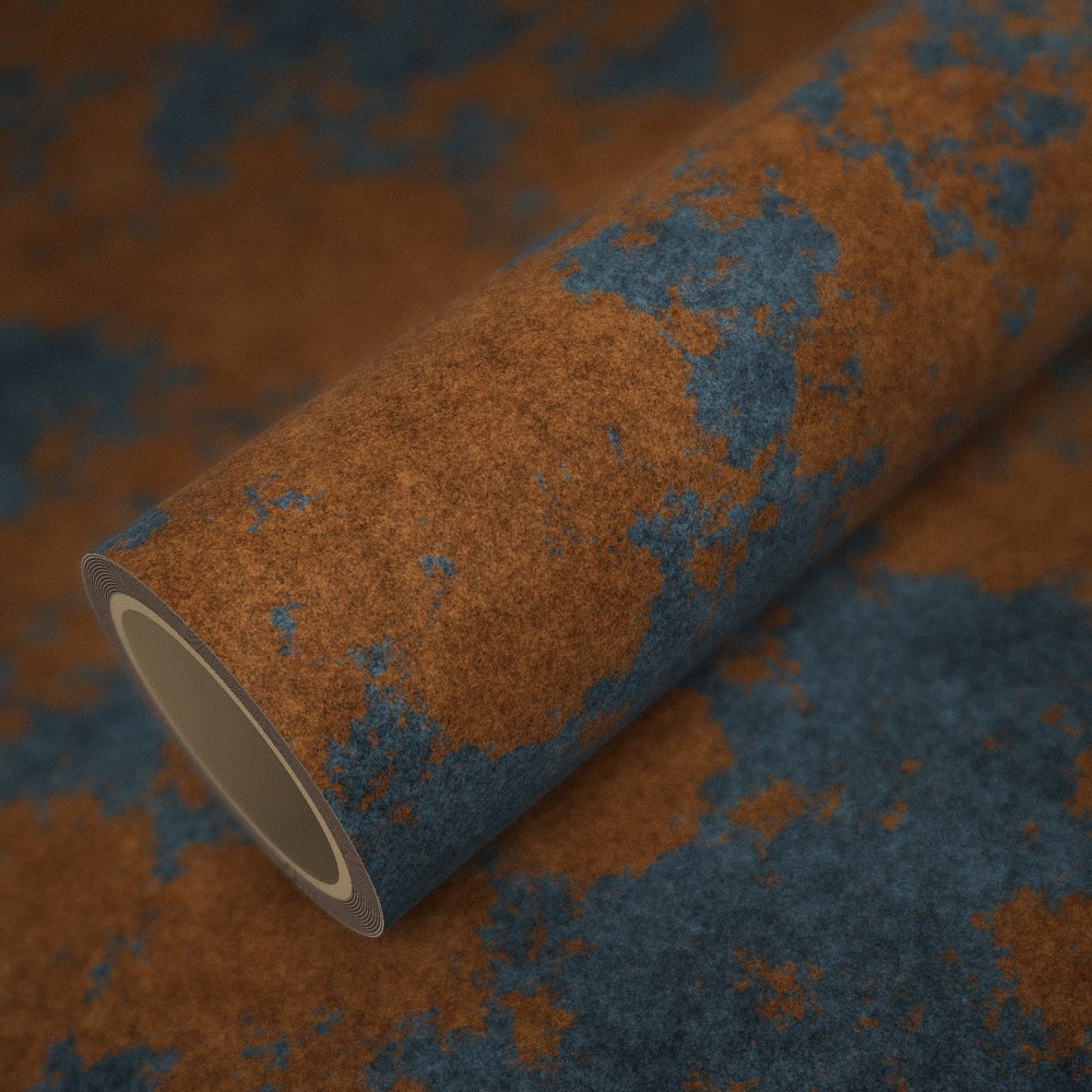 Rolka folii efekt rdzy (rat style) na arkuszu tej samej folii