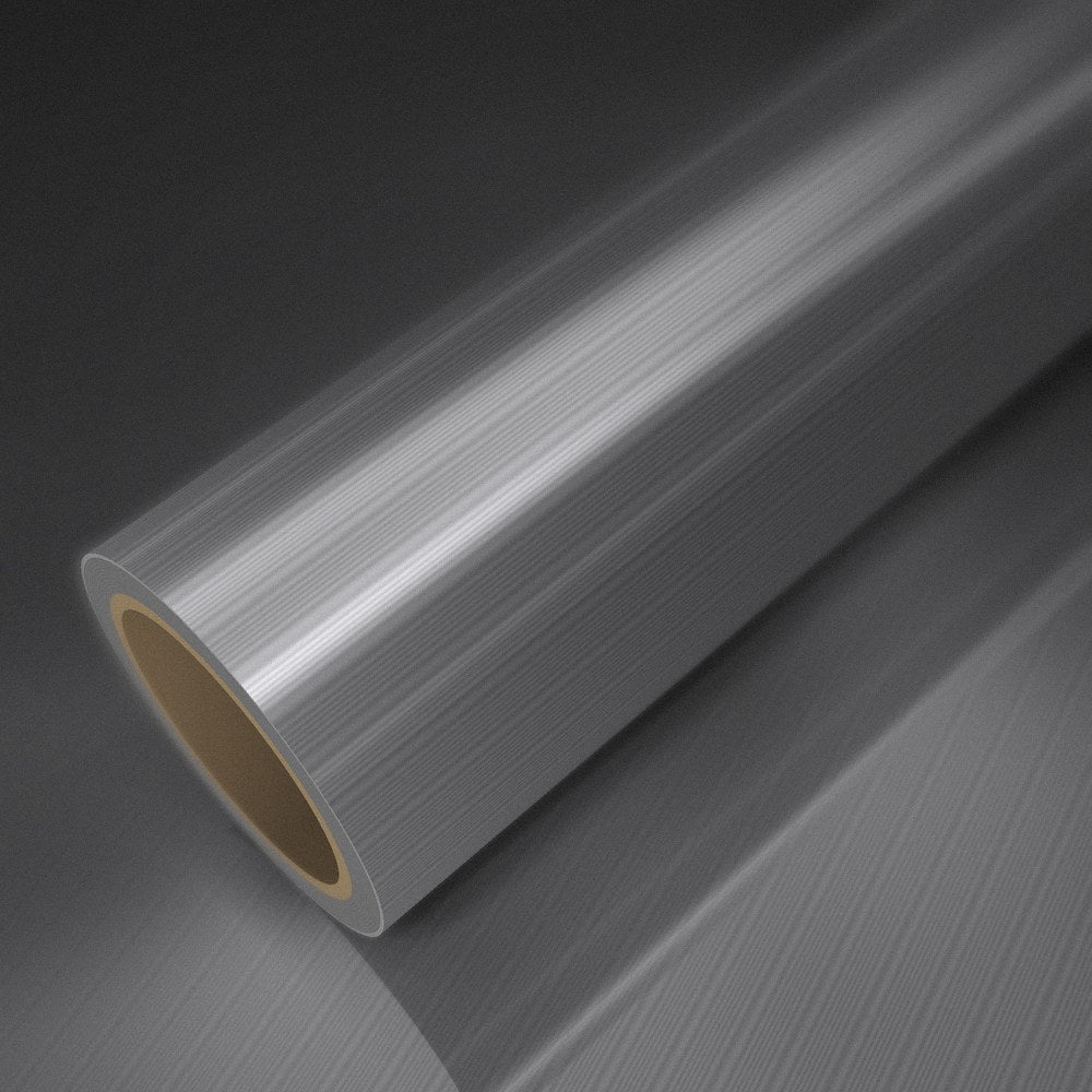Rolka folii szczotkowane aluminium na arkuszu tej samej folii