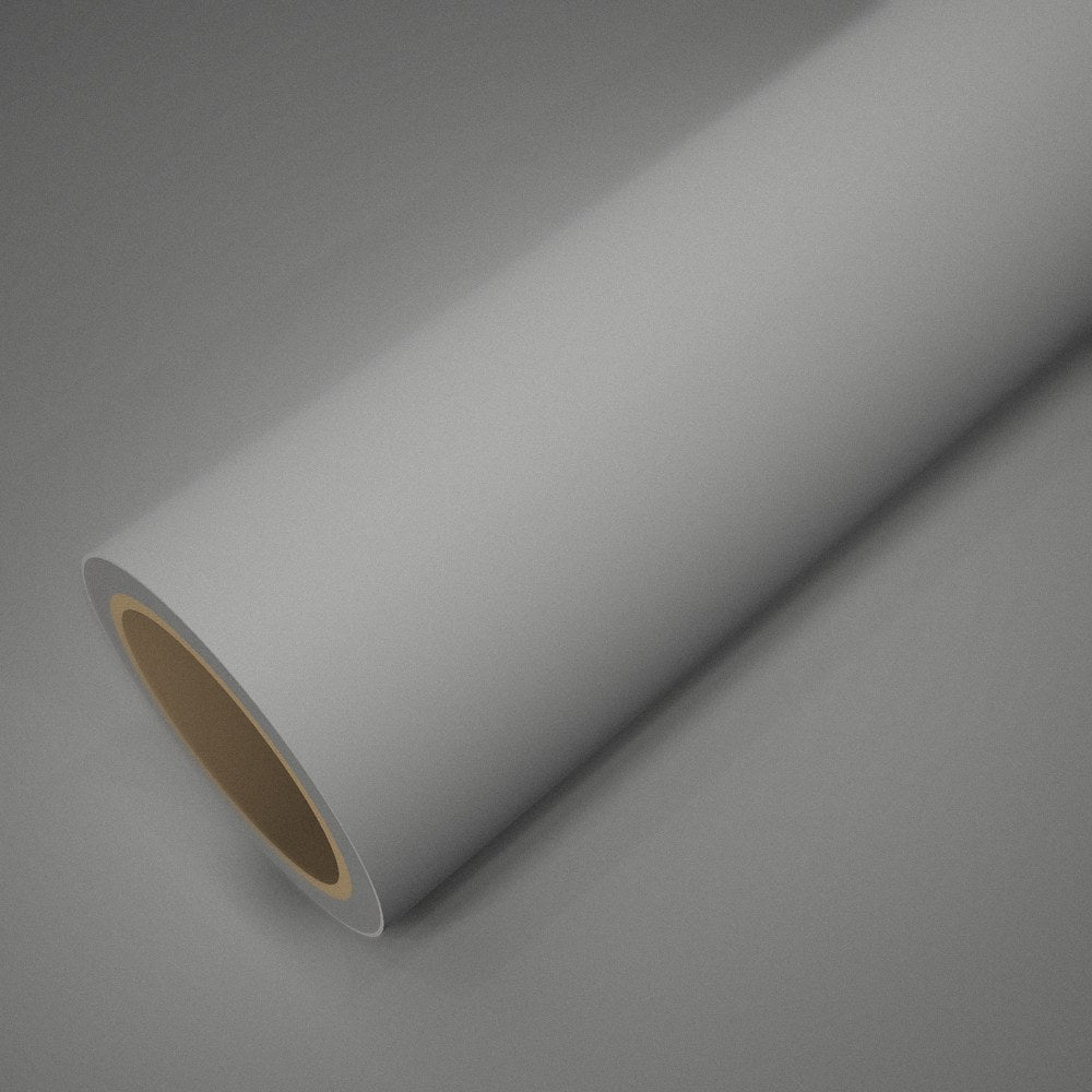 Rolka folii biała matowa na arkuszu tej samej folii