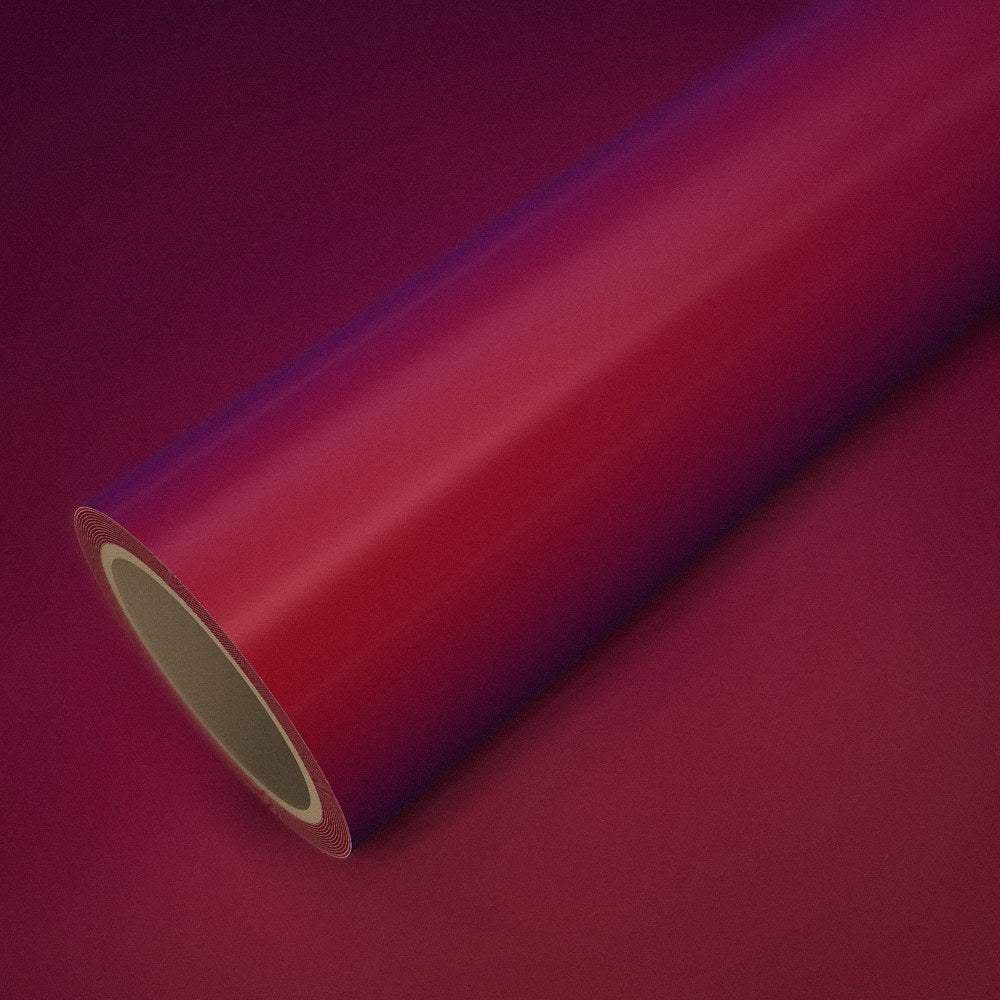Rolka folii magic czerwona (color flip) na arkuszu tej samej folii